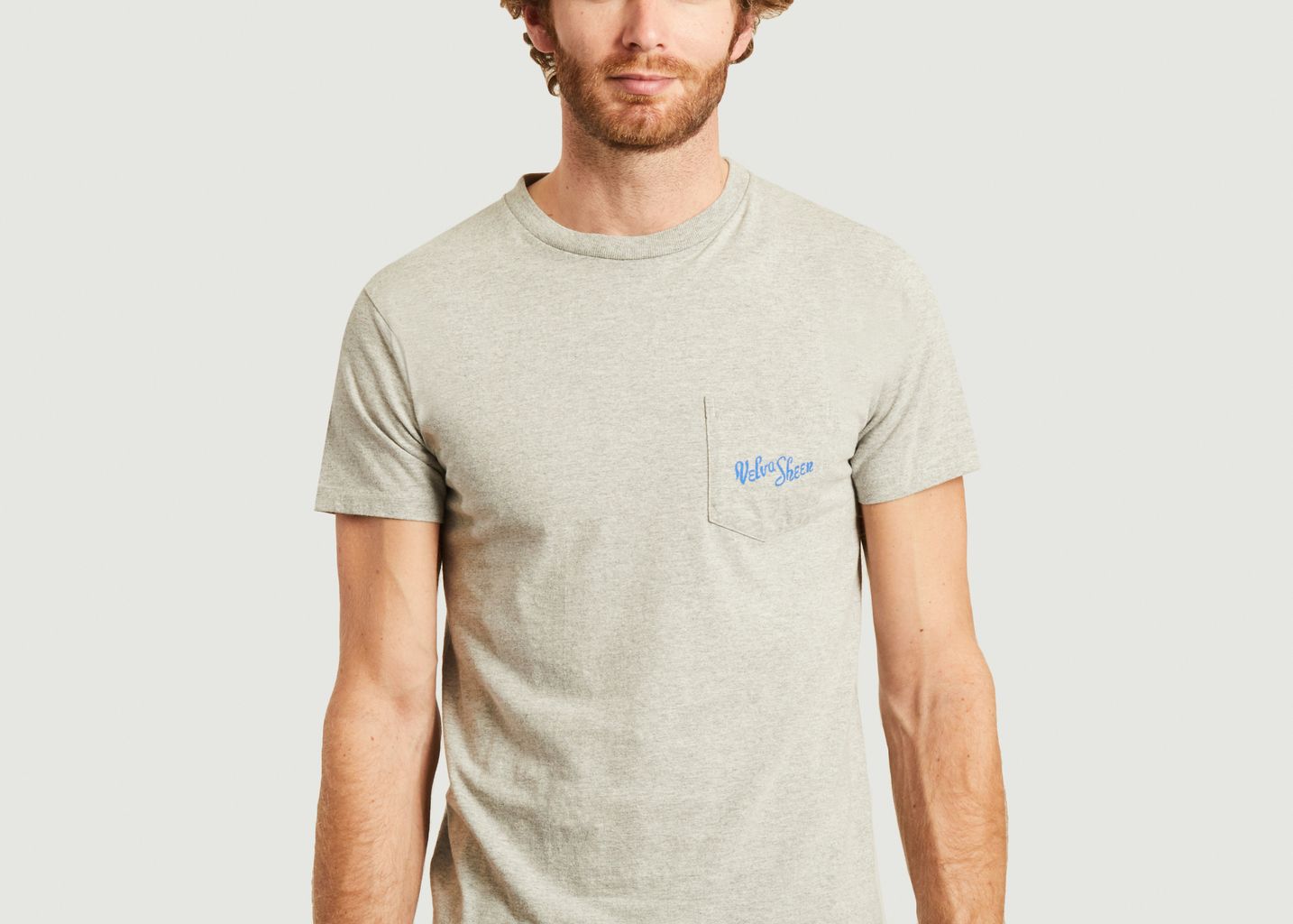 Tee-shirt poche et logo  - Velva Sheen